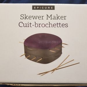 Epicurean skewer maker